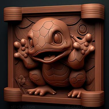 3D model A Hurdle for Squirtle Pokmon Contest  Yamabuki Confere (STL)